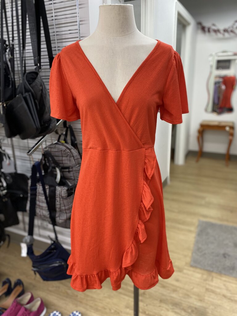 Vero Moda faux wrap dress M