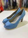 Ecco peep toe heels NWOT 38