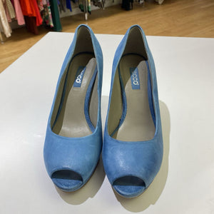 Ecco peep toe heels NWOT 38