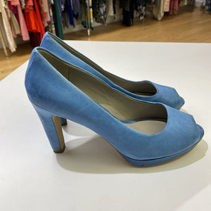 Ecco peep toe heels NWOT 38
