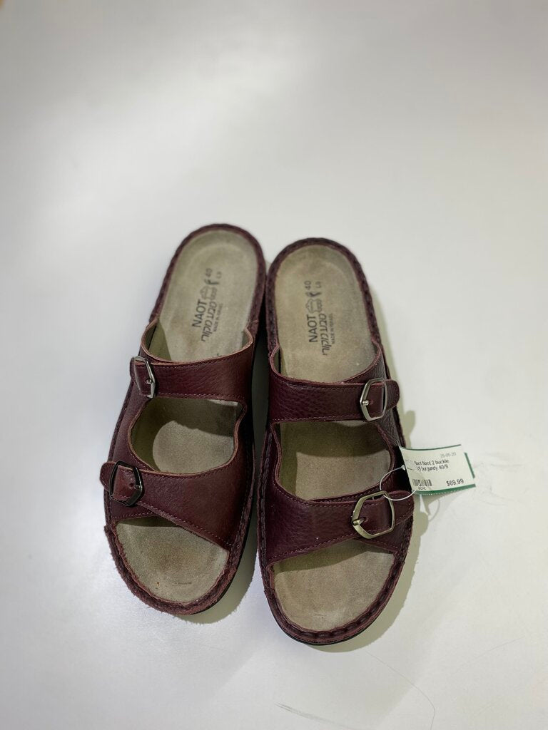 Naot 2 buckle sandals 40/9