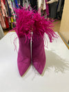 Michael Kors feathered booties 8.5