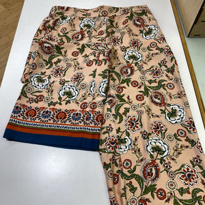 Floral pull on pants