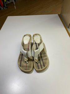 Burberry wedge sandals 39