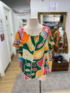 Christian Siriano geo print sweater 2X