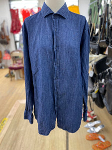 Massimo Dutti denim top XL