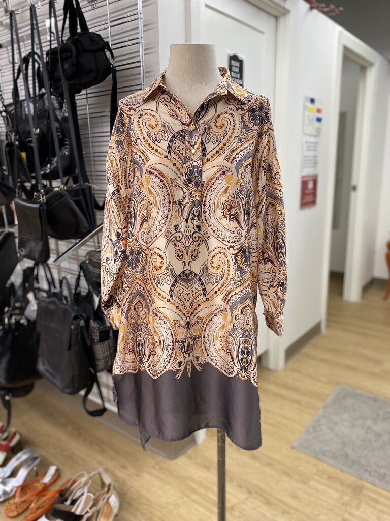 Zara satiny tunic S