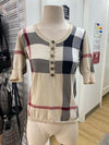 Burberry knit top S