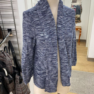 Nic & Zoe linen/blend open cardi M