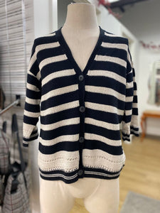 Olsen cotton/linen cardi M