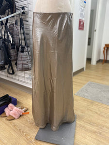 H&M metallic maxi skirt NWT L