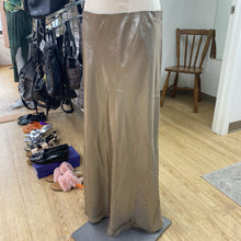 Load image into Gallery viewer, H&amp;M metallic maxi skirt NWT L
