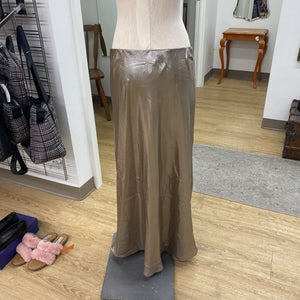 H&M metallic maxi skirt NWT L