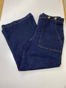 Pilcro high rise wide leg stretch jeans 31