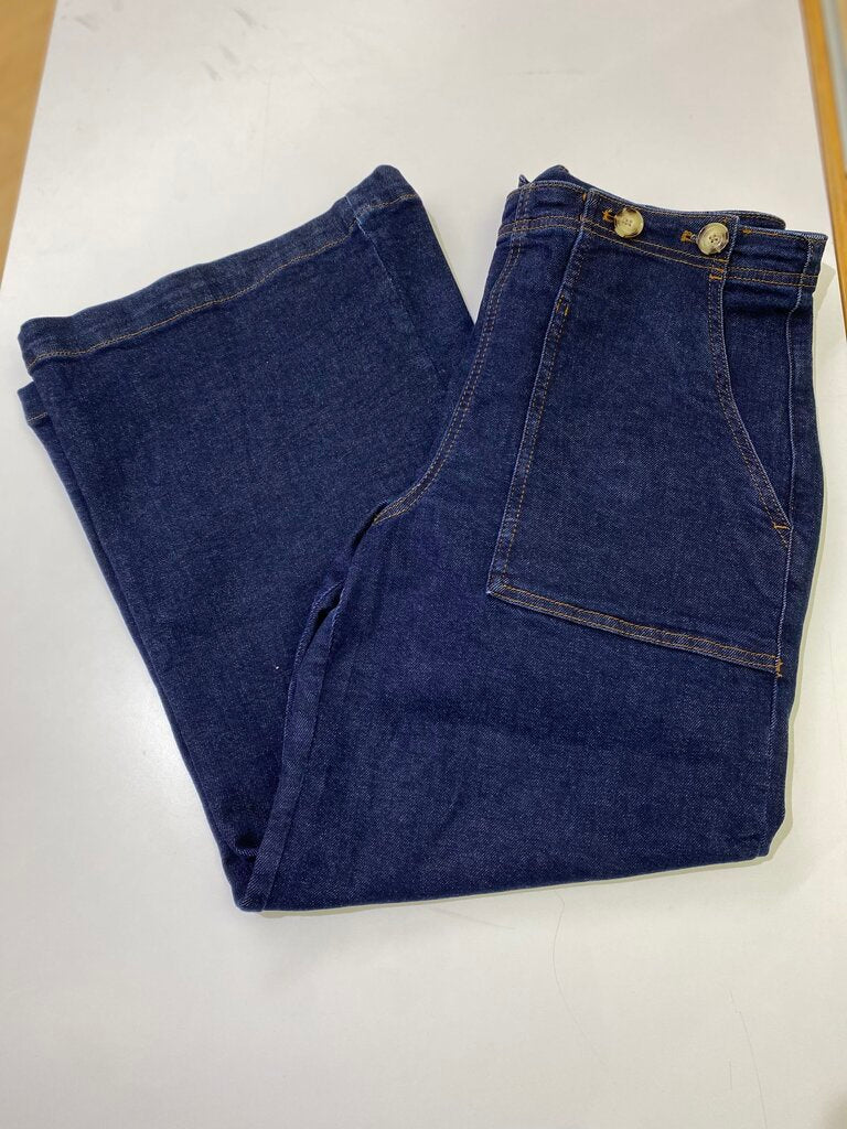 Pilcro high rise wide leg stretch jeans 31