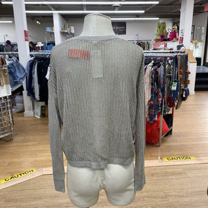 Uniqlo open knit top NWT M