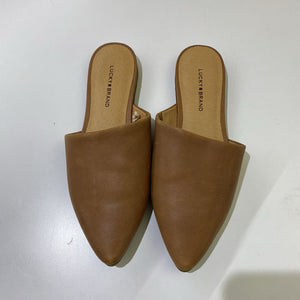 Lucky Brand leather slides 7,5