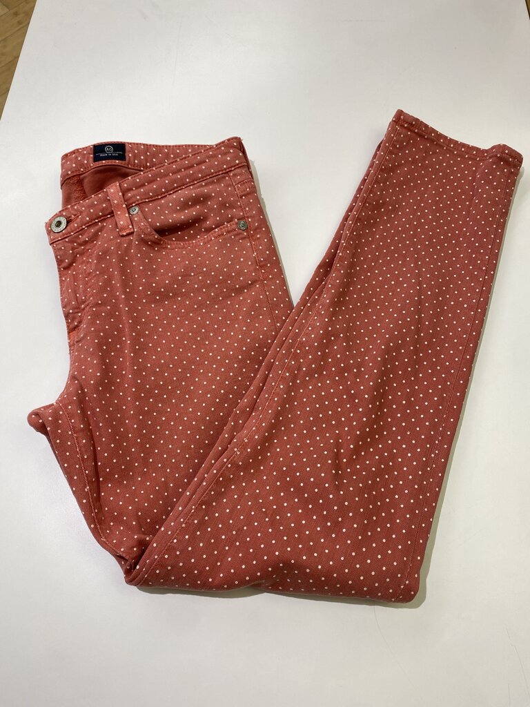 AG Jeans The Stevie Ankle polka dot jeans 27