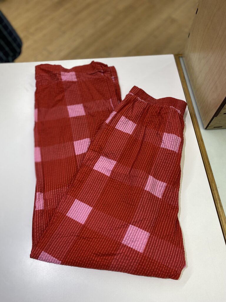 Porridge Square print pants XS