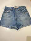 Levis Ribcage denim shorts 28