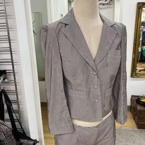 Diane Von Furstenburg vintage striped suit 6