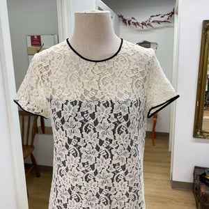 Diane Von Furstenburg lace layered dress 10