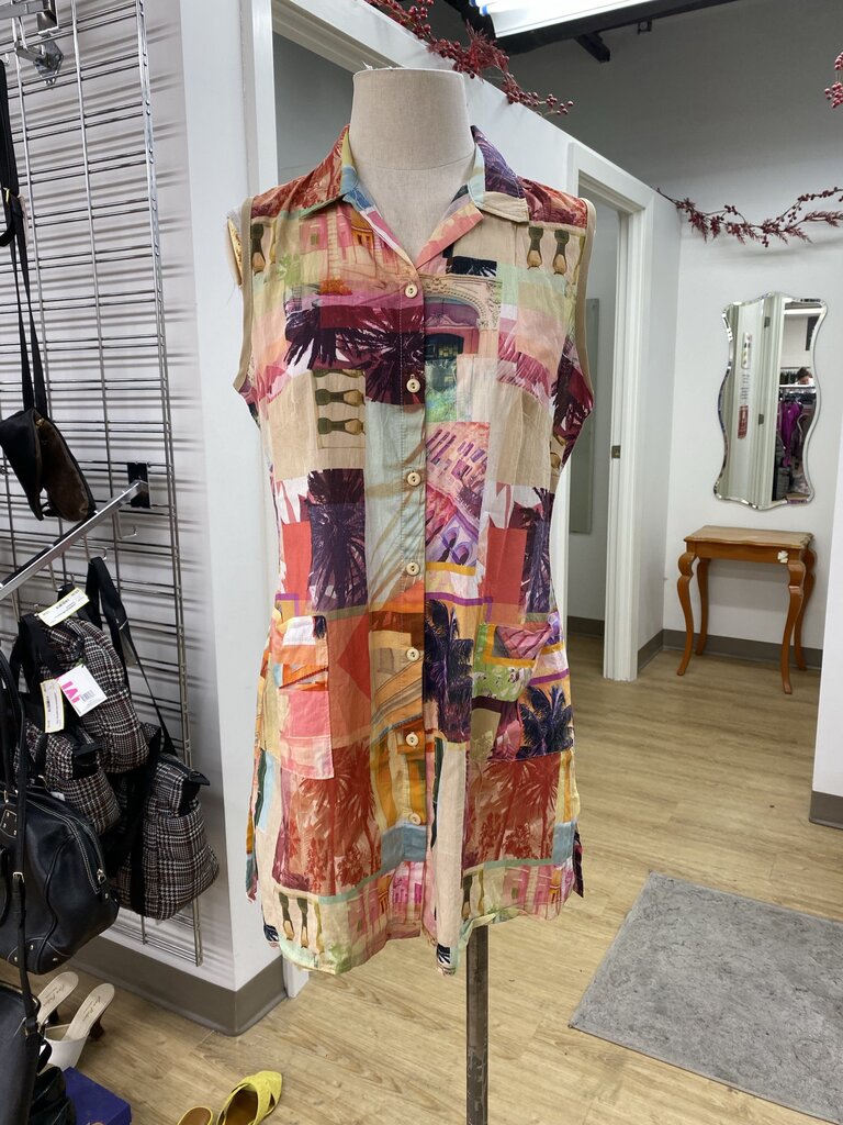 Luc Fontaine multi print tunic 6