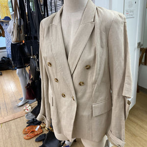 Michael Kors linen blend blazer 10