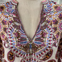 Load image into Gallery viewer, Hale Bob beaded paisley top XS

