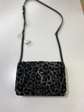 Load image into Gallery viewer, Rebecca Minkoff denim/velvet small crossbody
