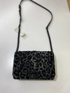 Rebecca Minkoff denim/velvet small crossbody