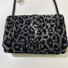 Load image into Gallery viewer, Rebecca Minkoff denim/velvet small crossbody
