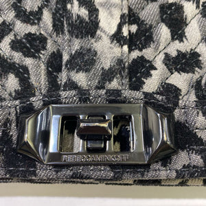 Rebecca Minkoff denim/velvet small crossbody