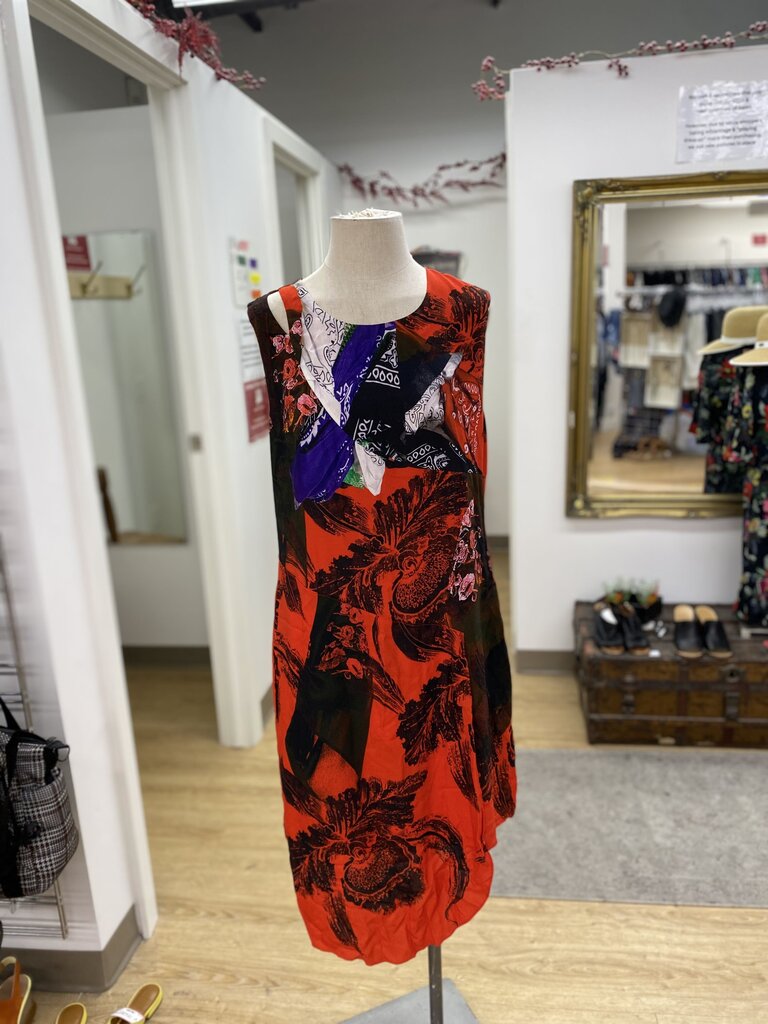Desigual asymmetrical hem dress 44