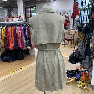 Banana Republic (outlet) long linen vest XL