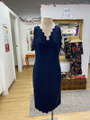 Banana Republic scalloped fitted dress 12