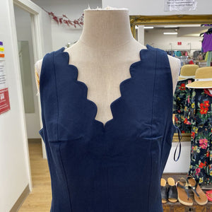 Banana Republic scalloped fitted dress 12