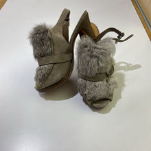 Load image into Gallery viewer, Coach fur sandals 7
