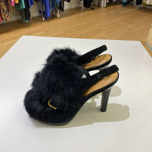 Load image into Gallery viewer, Coach fur sandals 7
