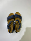 Naot pearl finish leather sandals 39