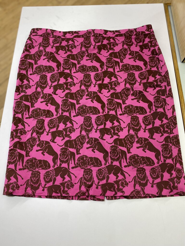 J Crew lion print skirt 16