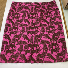 Load image into Gallery viewer, J Crew lion print skirt 16
