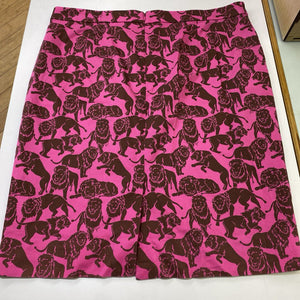 J Crew lion print skirt 16