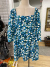 Birds of North America Cotton Puff dress NWT 18