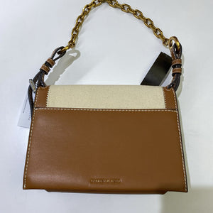Charles & Keith canvas/pleather handbag NWT