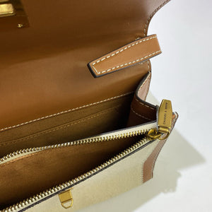 Charles & Keith canvas/pleather handbag NWT