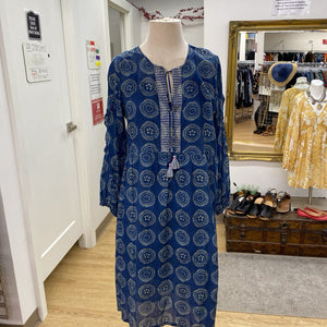 Johnny Was lined cotton dress S