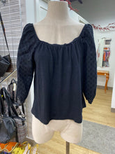 Load image into Gallery viewer, Sanctuary eyelet sleeve top M
