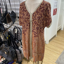 Load image into Gallery viewer, April Cornell paisley/blingy dress M
