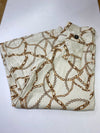 Maeve chain print pants 0